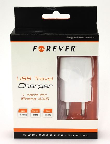 ForeverForever iPhone 4/4S vggladdare